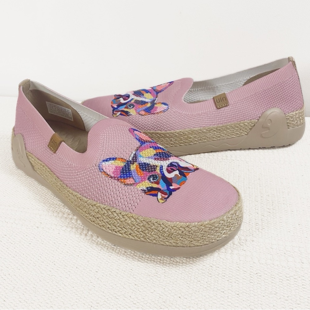 Uin New Lazy Dog Marbella Slip On Espadrilles Shoes Jute Womens Size 10.5 View 2